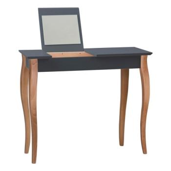 Dressing Table grafitszürke fésülködőasztal tükörrel, hosszúság 85 cm - Ragaba kép