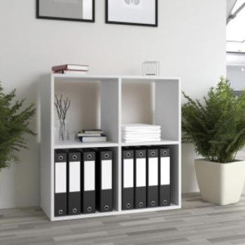 Drohmo Malax 2X2 polc, 74x75x30 cm, fehér kép