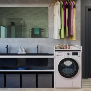 Drohmo Pola NP fürdőszoba szekrény, 64x97,5x50 cm, fehér kép