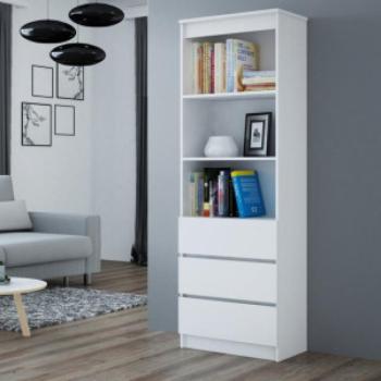 Drohmo RS-60 O polcos szekrény , 60x180x35 cm, fehér kép