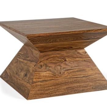 EGYPT barna rózsafa dohányzóasztal 58x58cm kép