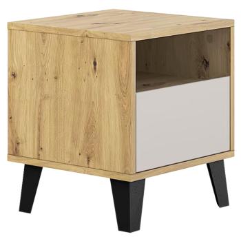 Éjjeliszekrény, artisan tölgy/kasmír, BOGAN 1S kép
