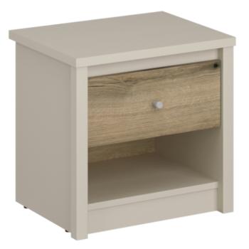 Éjjeliszekrény, kasmír/evoke tölgy, KAROS 1S kép