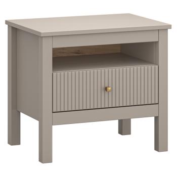 Éjjeliszekrény, szürkésbarna Taupe/craft arany tölgy, KLIO 1S kép