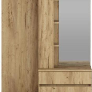 Előszoba bútor, 120 cm, arany tölgy - BEAUFRAIS kép