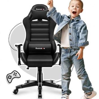 Ergonomikus fekete gamer szék tinédzsereknek kép