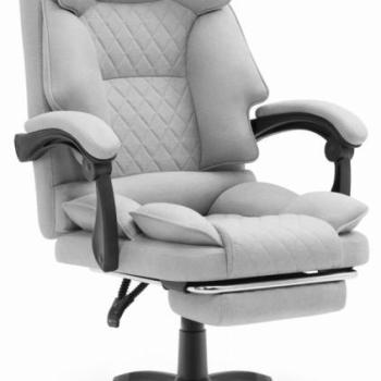 Ergonomikus irodai szék HC-1031 lábtartóval - szürke kép