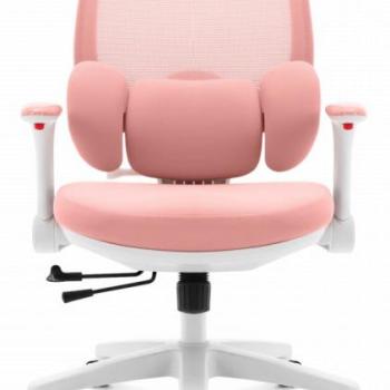 Ergonómikus rózsaszín gyermekszék HC-999 - szövet kép