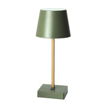 Érintéses LED asztali lámpa, zöld, 10,5 cm - LUMIVALE kép