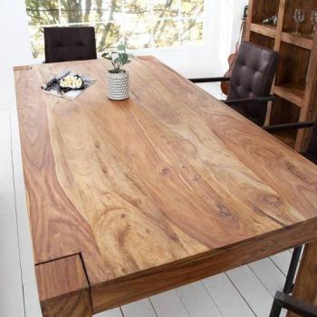 Étkezőasztal masszív Timber 160 cm kép
