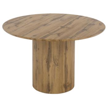 Étkezőasztal, tölgy, átmérő 120 cm, MAHIR TYP 2 kép