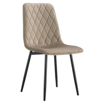 Étkezőszék, barna Velvet szövet/fém, DARIJA NEW kép