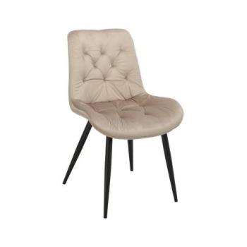 Étkezőszék, bársony ekrü - POINTILLES kép