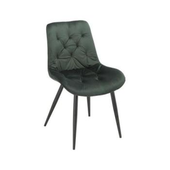 Étkezőszék, bársony zöld - POINTILLES kép