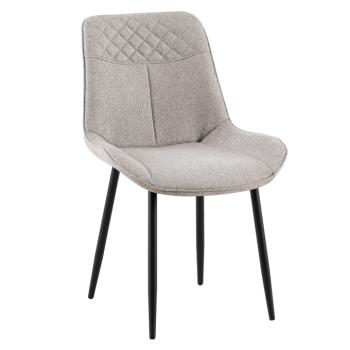 Étkezőszék, bézs/fekete, ALIA kép