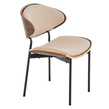 Étkezőszék, camel/dió/fekete, MARSIA kép