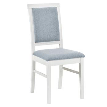 Étkezőszék, fehér/szürke szövet, SILVEN kép