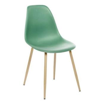 Étkezőszék, műanyag - fém, zöld - SKAGEN BASIC kép
