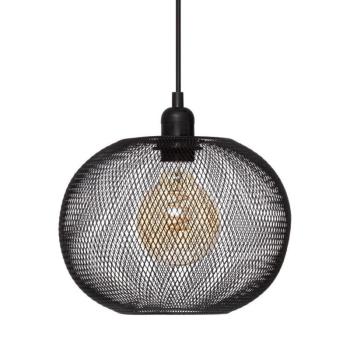 Etno stílusú mennyezeti lámpa, gömb alakú, fekete - LANTERNE kép