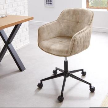 EUPHORIA pezsgőszínű szövet szék kép