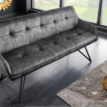 EUPHORIA szürke bársony ülőke 160cm kép