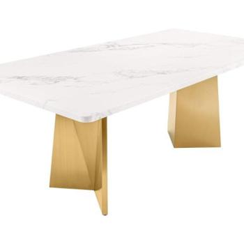 EXTRAVAGANCIA fehér márvány étkezőasztal 200 cm kép