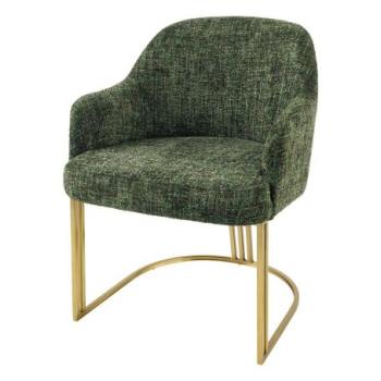 EXTRAVAGANCIA zöld polyester zsenília szék kép