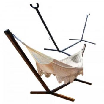 Fa függőágy tartóállvány kép