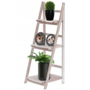 Fa létrapolc természetes fa színben kép