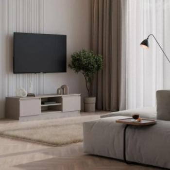 Faenza RTV140 TV állvány, 140x36x40 cm, agyag színű kép