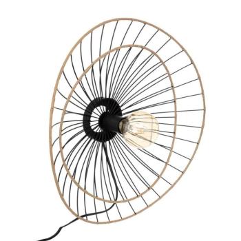 Fali lámpa, fém fekete - MUSH kép