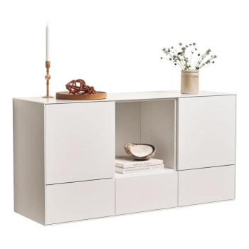 Fehér alacsony függő komód 135x68 cm Edge by Hammel – Hammel Furniture kép