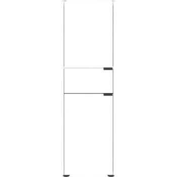 Fehér magas fürdőszoba szekrény 34x111 cm Forano – Germania kép