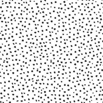 Fekete szemcséket ábrázoló tapéta, 200x250 cm, fekete - fehér - PETITS POIS kép
