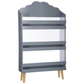 Felhő alakú gyerek könyvespolc, szürke- PETIT NUAGE kép