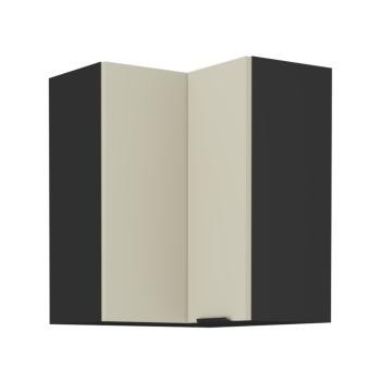 Felső sarokszekrény kasmír/fekete, ARAKA 60x60 GN-72 2F kép