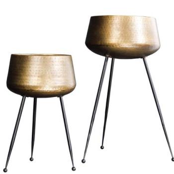 FLOWERS réz virágcserép szett fekete kerettel kép