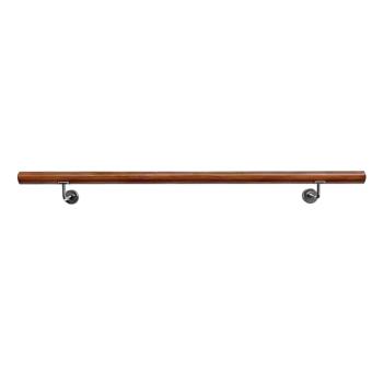 Fogantyú/korlát, tömör fa, barna, 100 cm, MANEL TYP 1 kép