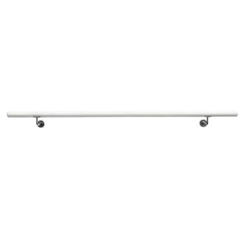 Fogantyú/korlát, tömör fa, fehér, 150 cm, MANEL TYP 3 kép
