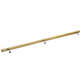 Fogantyú/korlát, tömör fa, természetes, 200 cm, MANEL TYP 2 kép