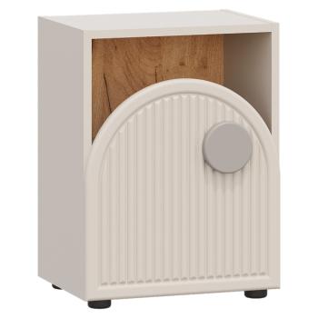 Függőleges polcos szekrény, kasmír/arany craft tölgy/szürke, PIGA 1D kép