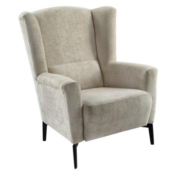 Füles fotel, krémszínű, ALURA kép