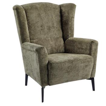 Füles fotel, olívazöld, ALURA kép