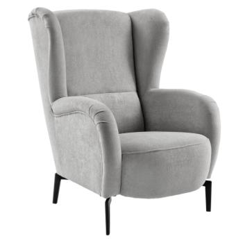 Füles fotel, szürke, RAMON kép