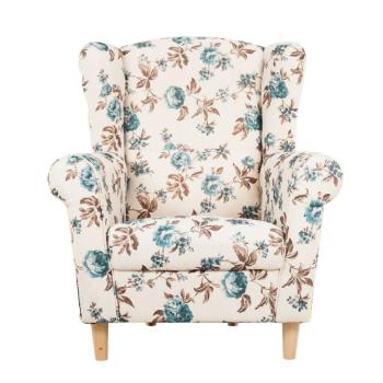 Fülesfotel fa lábbal, virág mintával - FLOURISHING kép