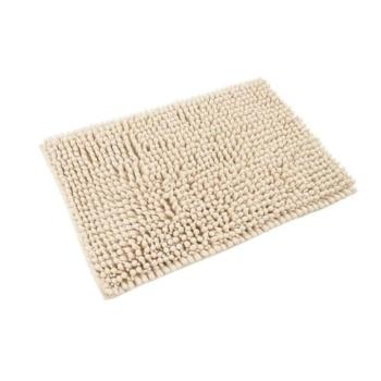Fürdőszoba szőnyeg, krémszínű, poliészter, 50x90 cm - STARLUME kép