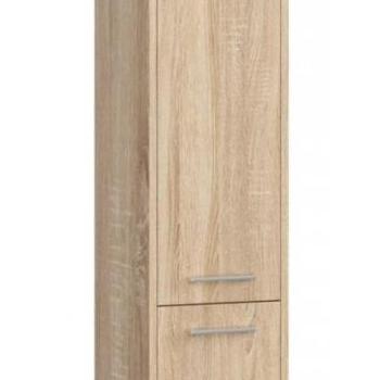 Fürdőszobai álló szekrény 140 cm - Akord Furniture FIN2D - sonoma tölgy kép