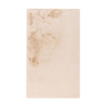Fürdőszobaszőnyeg, bézs, poliészter, 67x110 cm - CRYSTARA kép