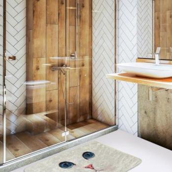 Fürdőszobaszőnyeg, többszínű - PETIT CHAT kép