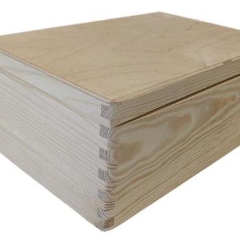 Gaboni Fa doboz fedővel 30 x 20 x 13,5 cm kép